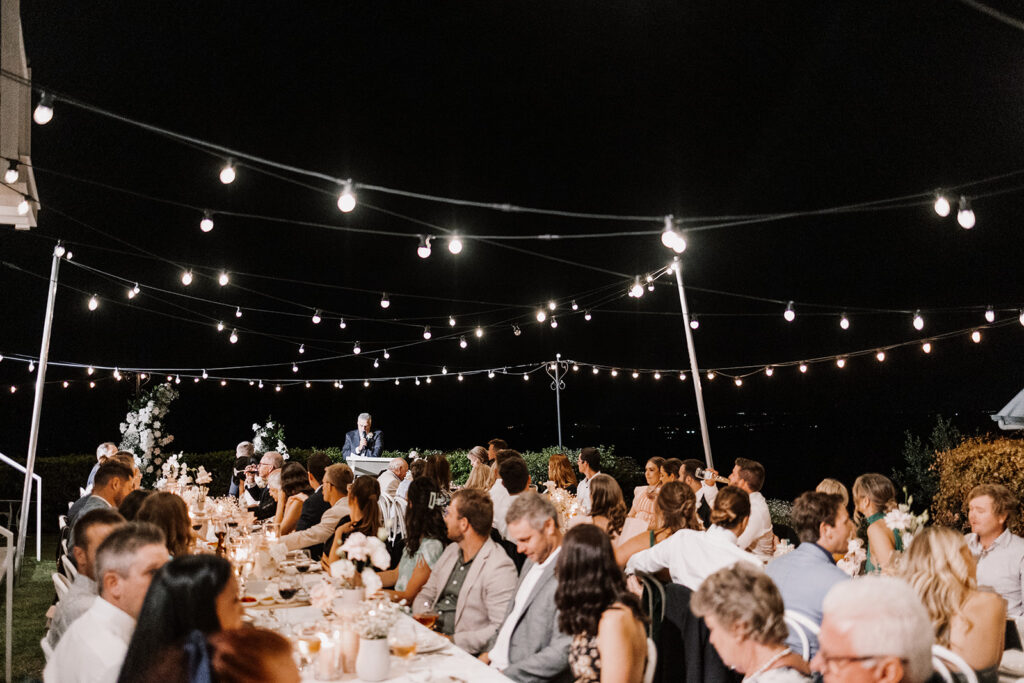 outdoor reception at Maleny manor, Sunshine Coast wedding venue