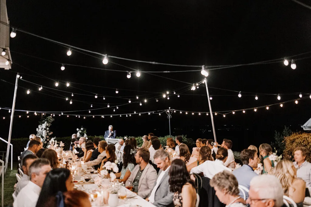 outdoor reception at Maleny manor, Sunshine Coast wedding venue